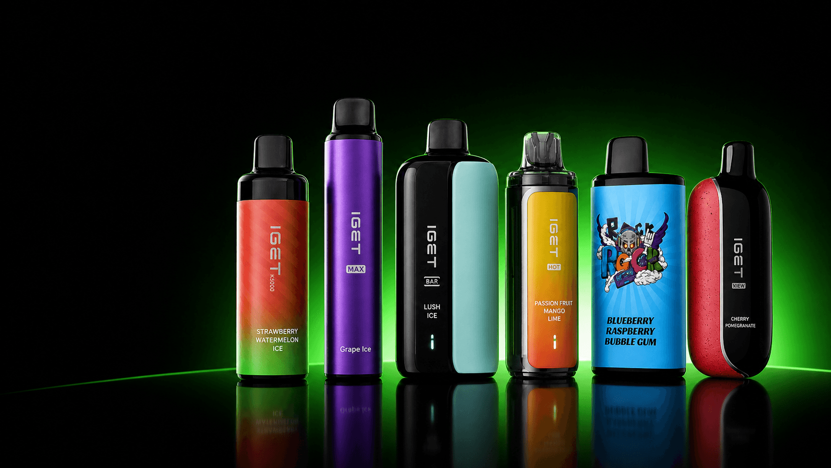 IGET Best Sellers Bundle, Six customer-favourite flavours