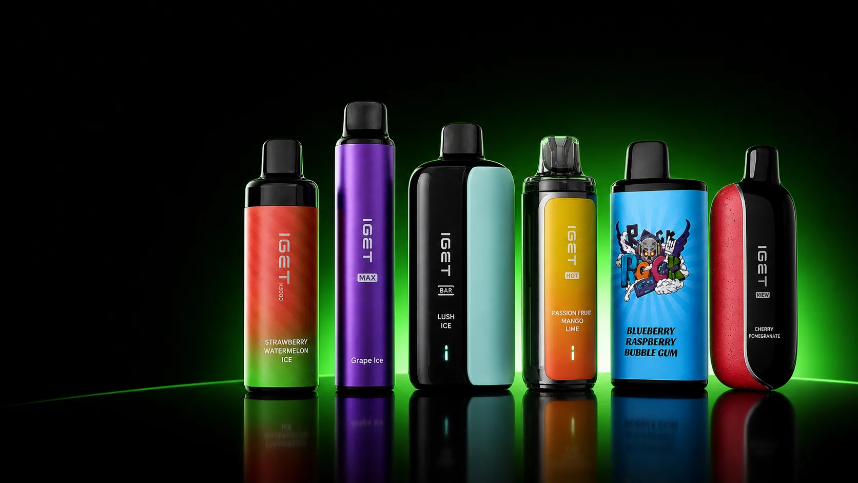 Six-device IGET Best Sellers flavour bundle